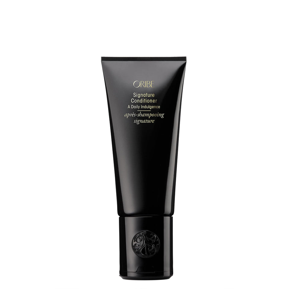 Oribe Signature Conditioner front packaging showing brand and size for premium presentation