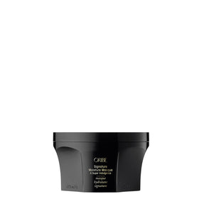 Oribe jar front packaging showing product and elegant label for luxury hydration