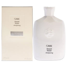 Oribe Silverati front bottle showing product and brand for brightening hair