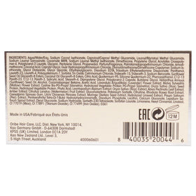 Oribe Silverati packaging label detail highlighting ingredients and benefits