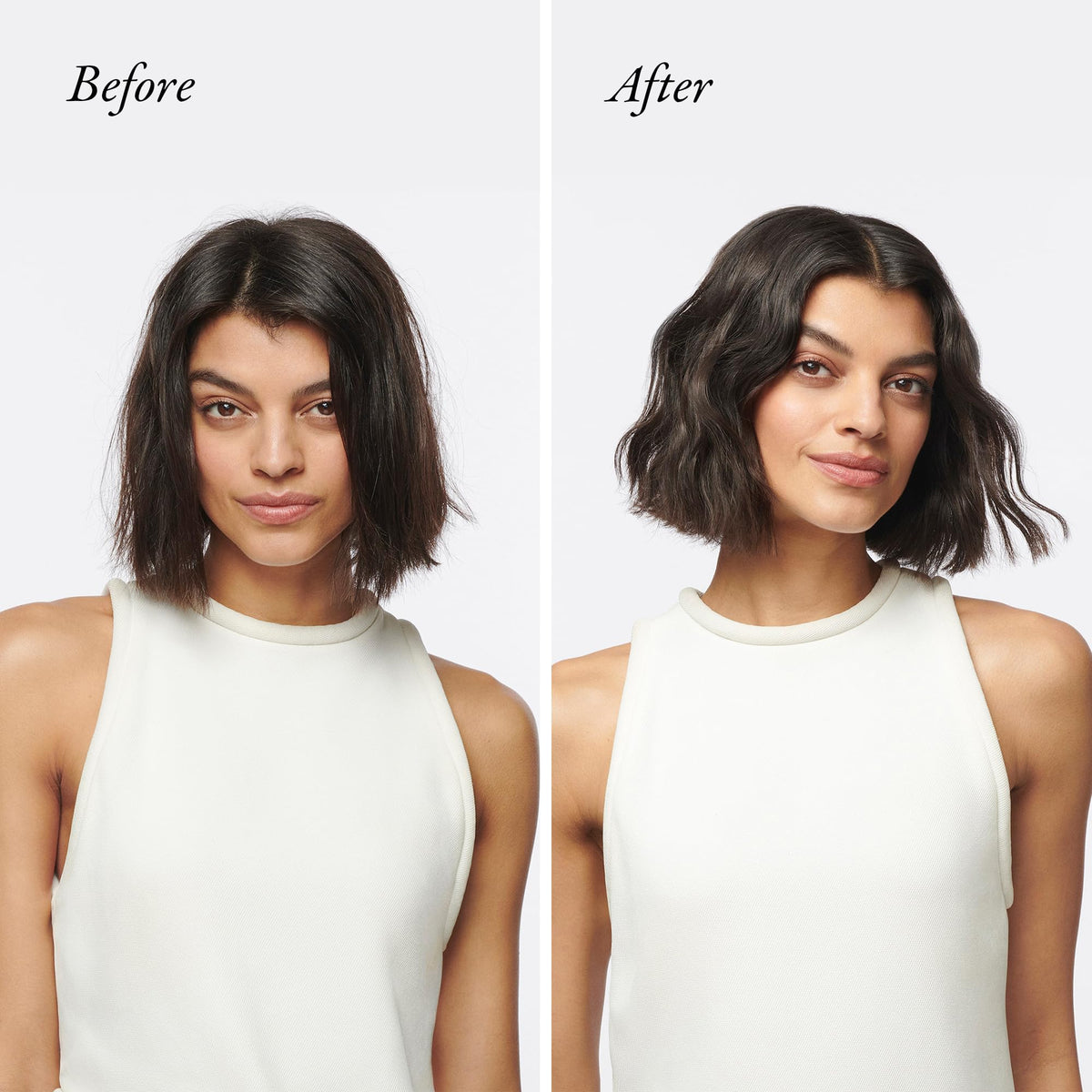 Oribe masque being applied to wet hair showing detangling benefit
