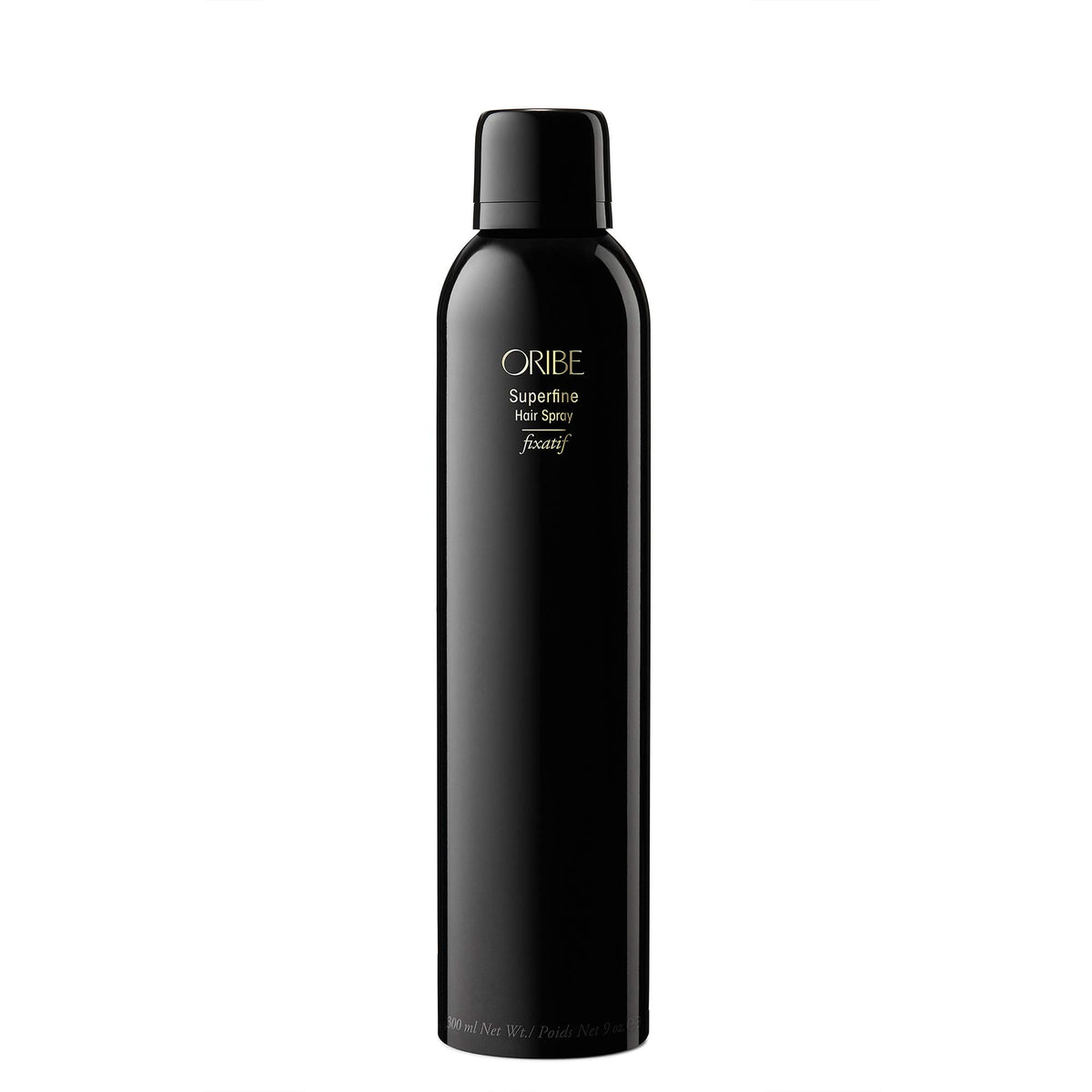 Oribe Superfine front packaging showing bottle and label, brand-presented benefit