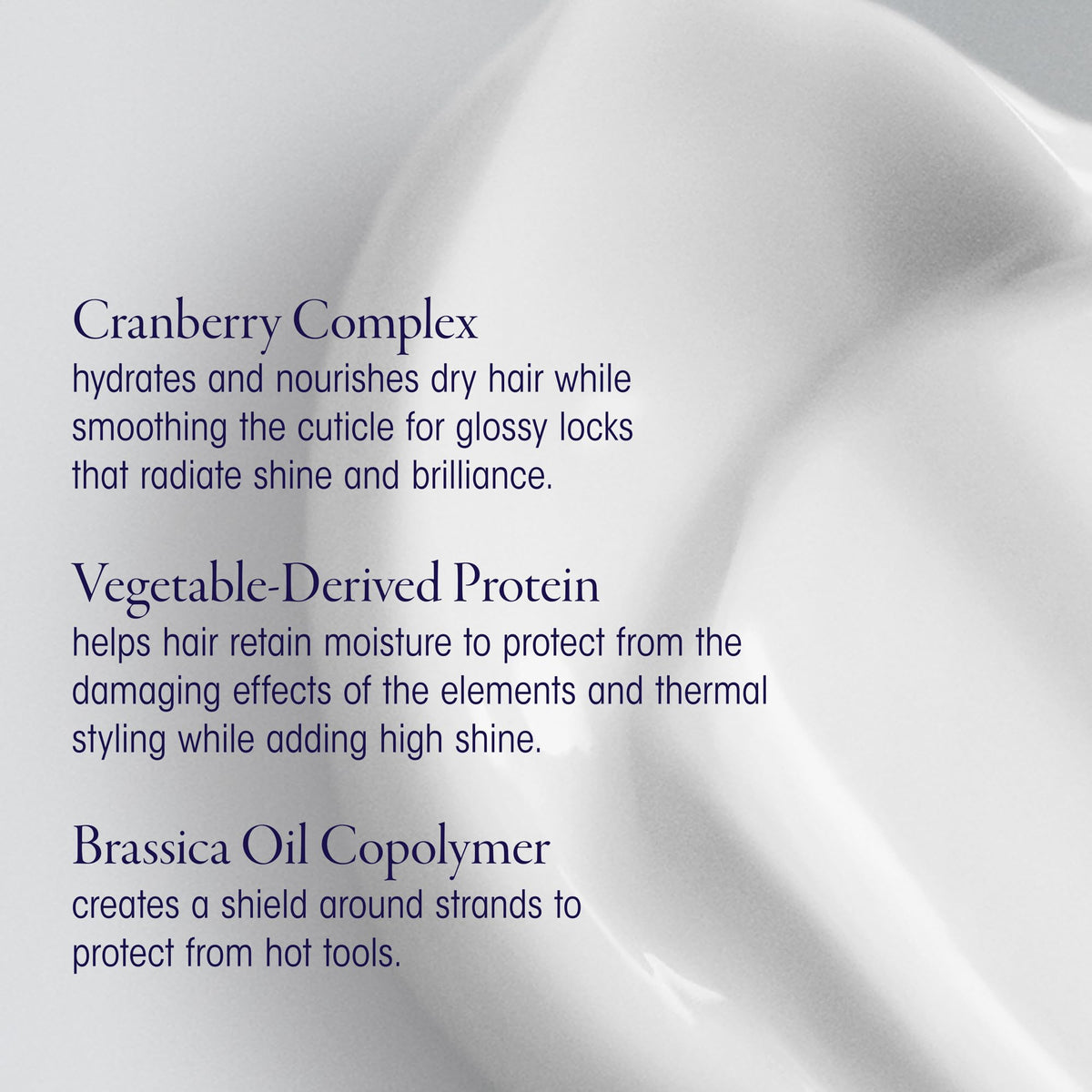 Oribe Supershine in salon-style blowout scene showing polished, high-gloss finish