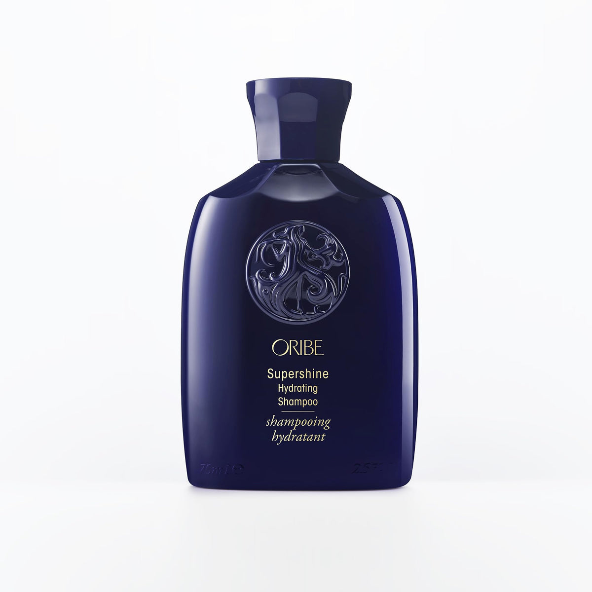 ORIBE front packaging of 2.5oz bottle showing brand and travel-friendly size benefit