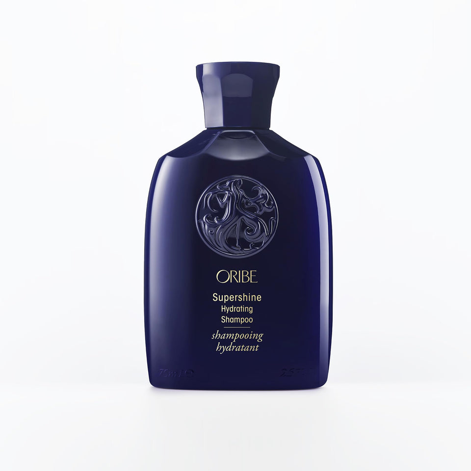 ORIBE front packaging of 2.5oz bottle showing brand and travel-friendly size benefit