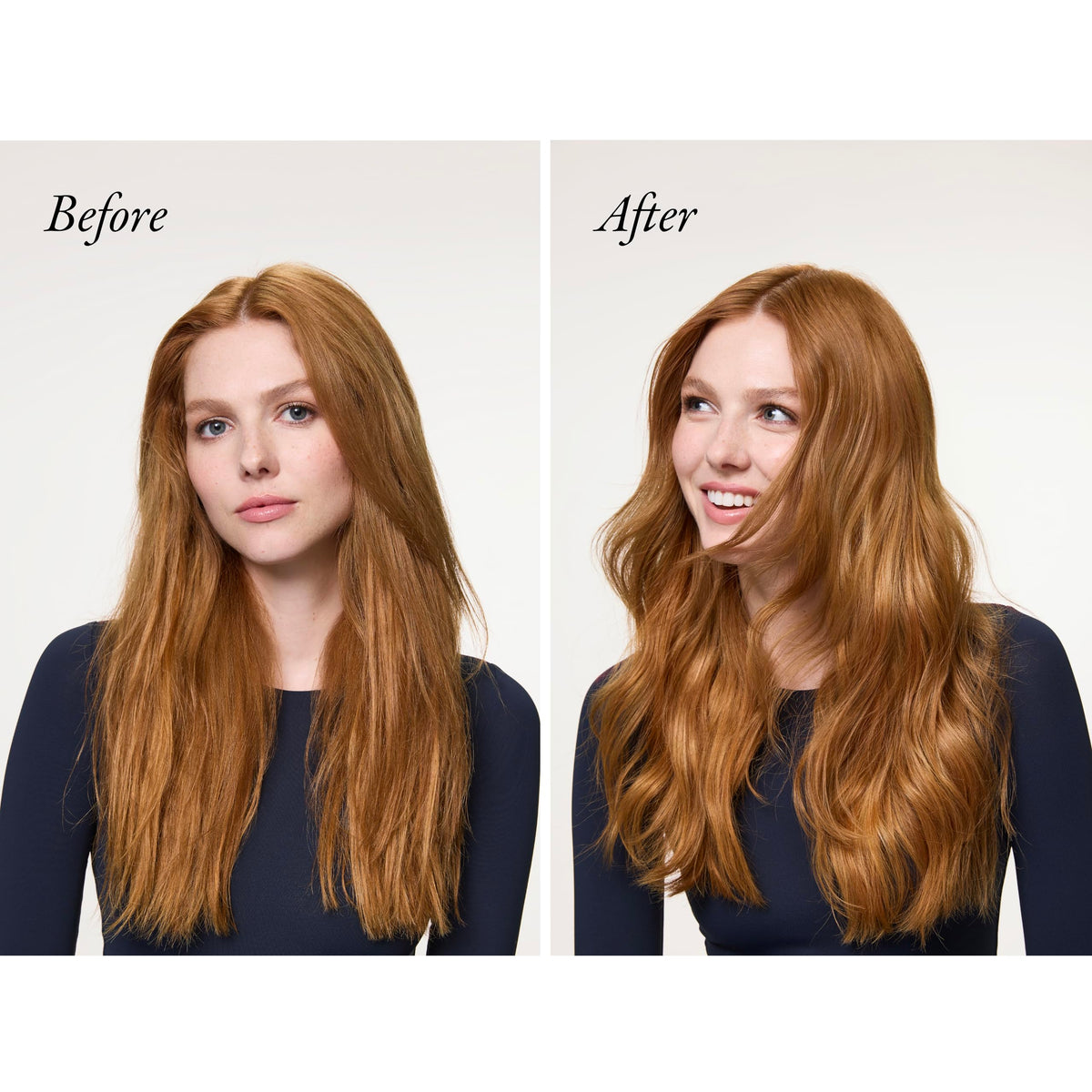 ORIBE shampoo lather in hand demonstrating gentle cleanse and creamy hydration