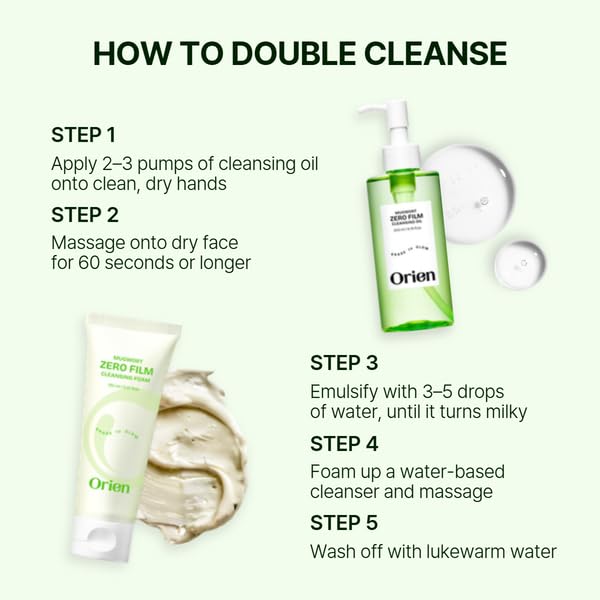Orien oil emulsifying into a milky rinse for clean, residue-free finish