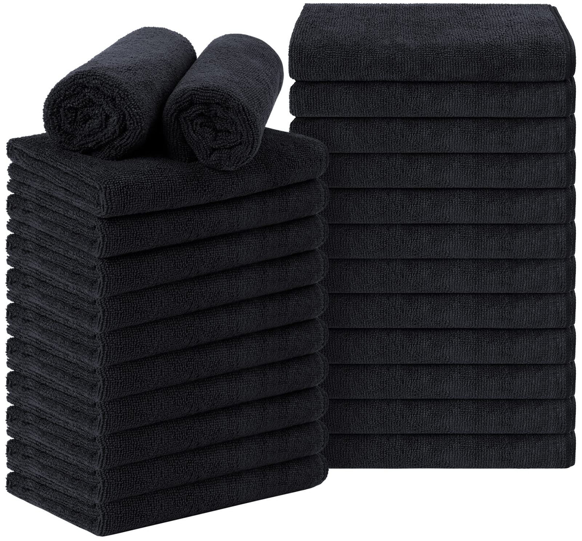 Orighty front view of 24-count towel pack showing professional inventory benefit