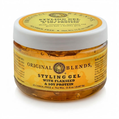 Original Blends front jar showing product packaging and family-friendly design benefit