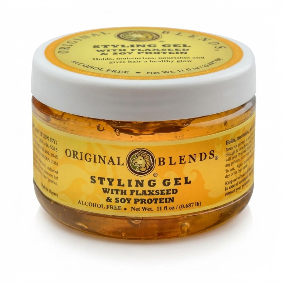 Original Blends front jar showing product packaging and family-friendly design benefit