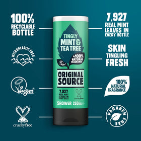 Original Source bottle close-up displaying cap and label clarity