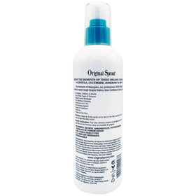 Original Sprout after-detangle hair showing smooth, soft, tangle-free finish benefit