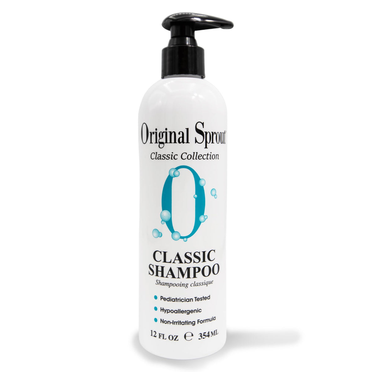 Original Sprout front bottle view showing clean packaging and gentle family shampoo