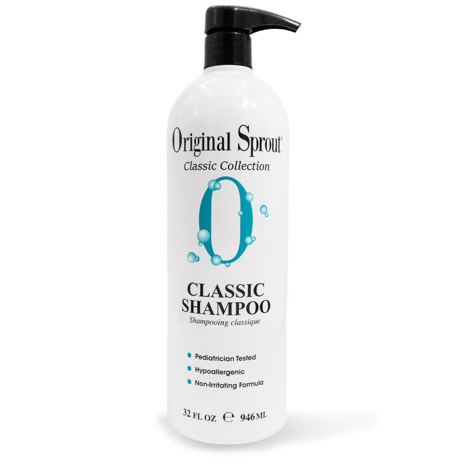 Original Sprout front packaging showing 32 oz bottle and family-friendly design