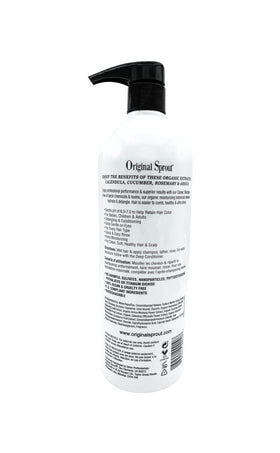 Original Sprout label detail showing vegan, cruelty-free claims and ingredient clarity