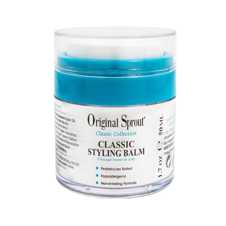 Original Sprout jar front view shows brand and compact 1.7 oz size benefit