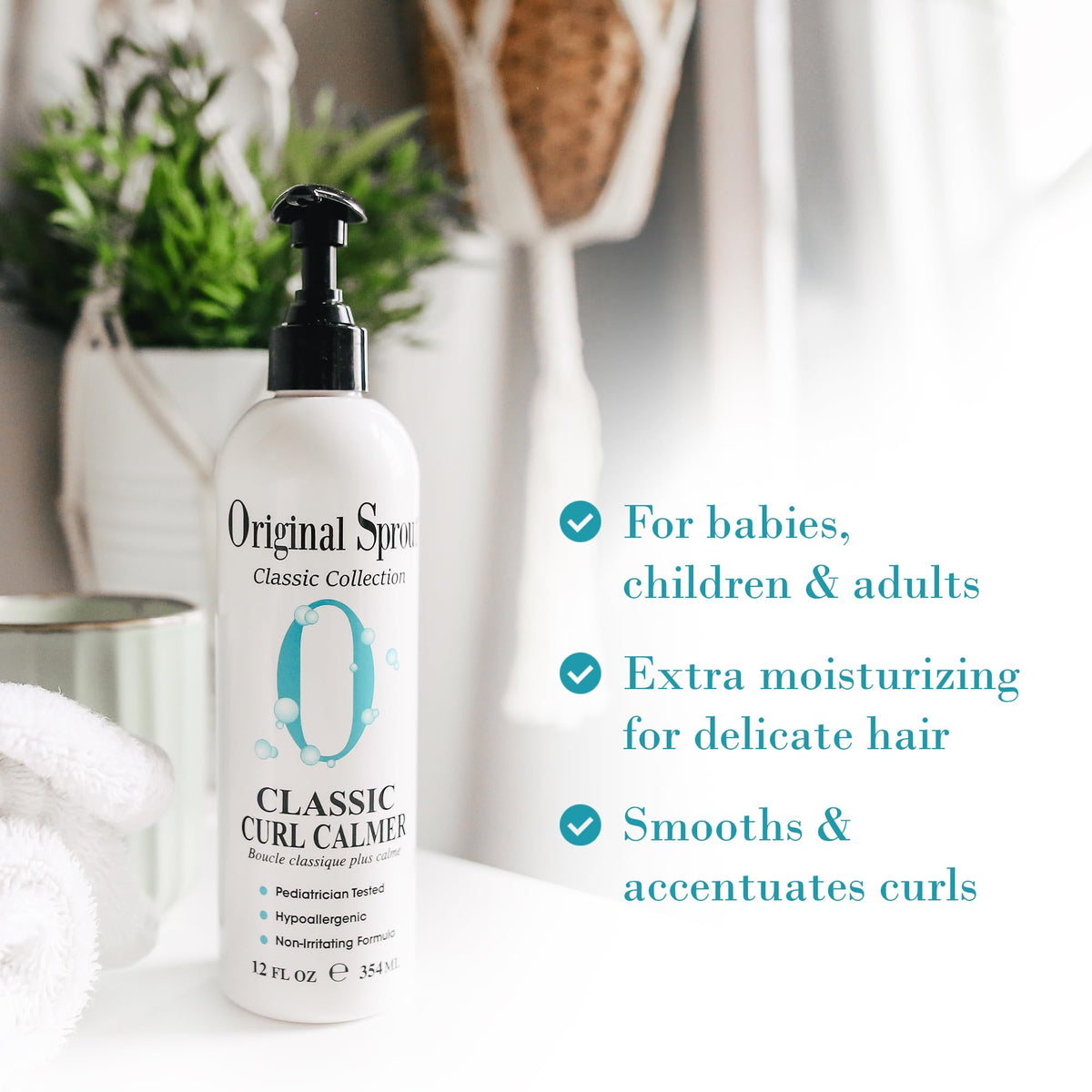Original Sprout cream texture closeup showing smooth, non-greasy finish