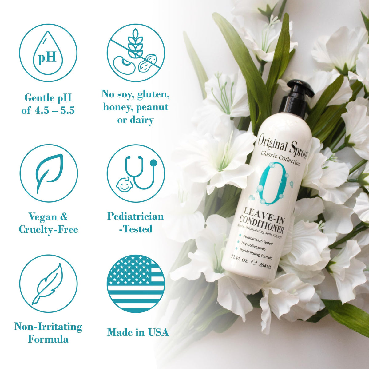 Original Sprout texture droplet on hand showing lightweight, non-greasy consistency