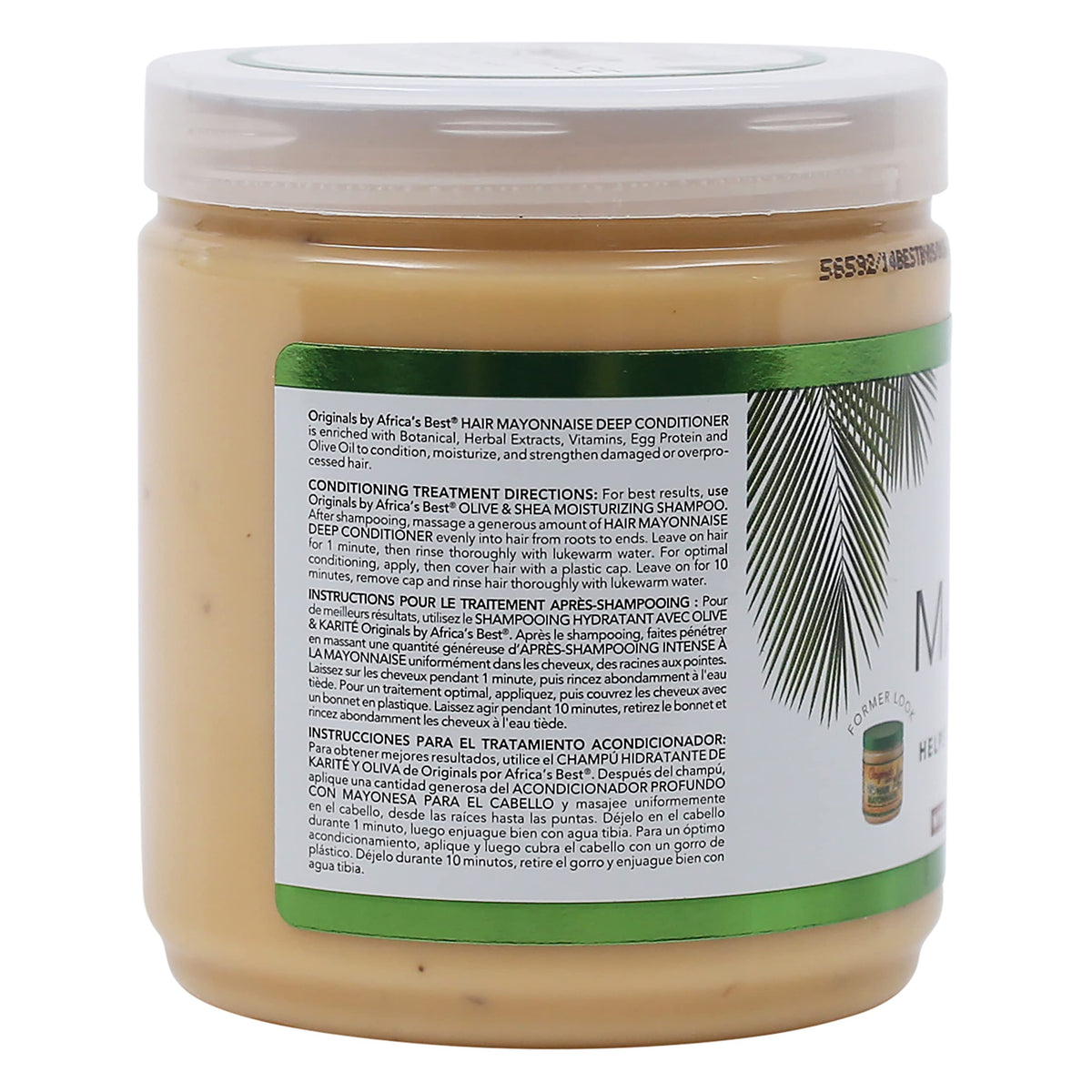 Originals by Africa's Best after-treatment hair result, visible shine and smoother strands benefit