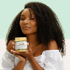 Originals by Africa's Best label close-up on jar, clear ingredient callouts benefit
