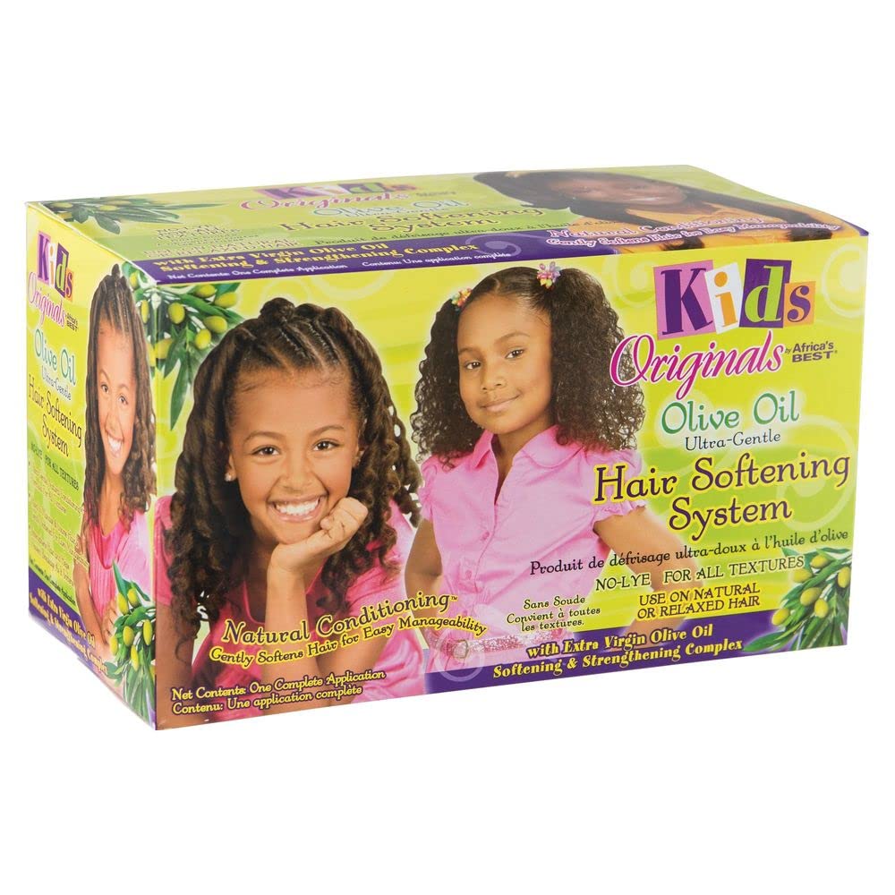 Originals by Africa's Best front packaging showing kit and gentle softening benefit