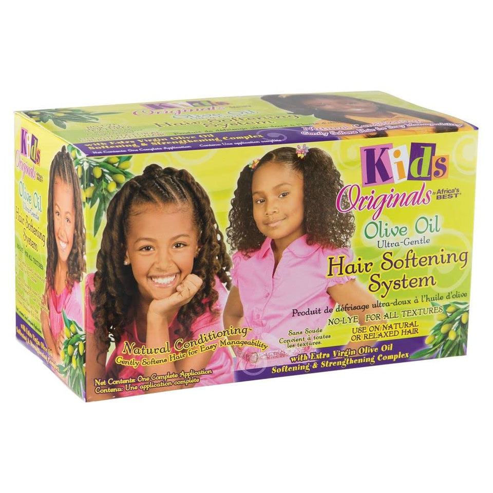 Originals by Africa's Best front packaging showing kit and gentle softening benefit