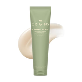 Origins A Perfect World front packaging showing product and label benefits