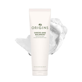 Origins bottle front view showing product and clear branding for easy shelf recognition