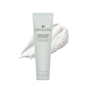 Origins front packaging showing bottle and product name for clear identification and trust
