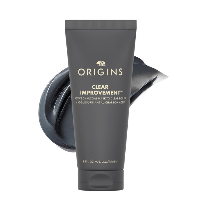 Origins jar front view showing label and clean design, highlighting brand clarity