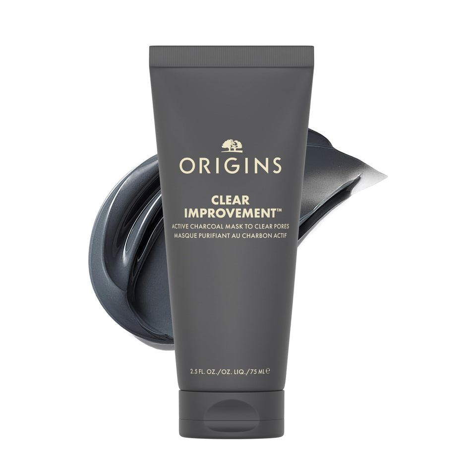 Origins jar front view showing label and clean design, highlighting brand clarity