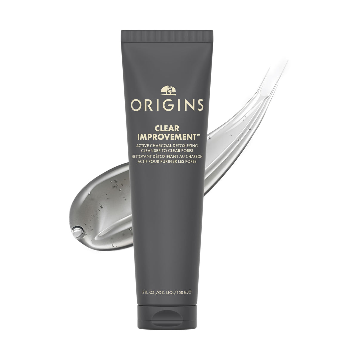 Origins cleanser front packaging showing label and benefits for clearer pores