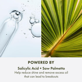 Origins next to a common item showing 5 fl oz size and travel-friendly benefit