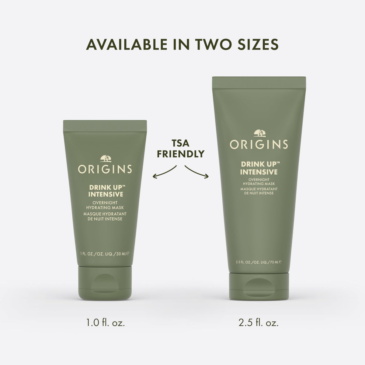 Origins Drink Up on bathroom counter in lifestyle scene suggesting restful, at-home self-care