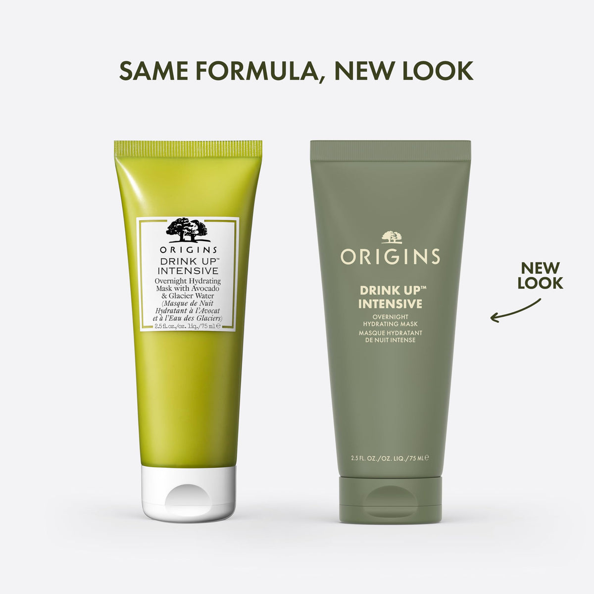 Origins Drink Up open jar texture revealing creamy avocado-rich consistency for deep hydration