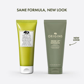 Origins Drink Up open jar texture revealing creamy avocado-rich consistency for deep hydration
