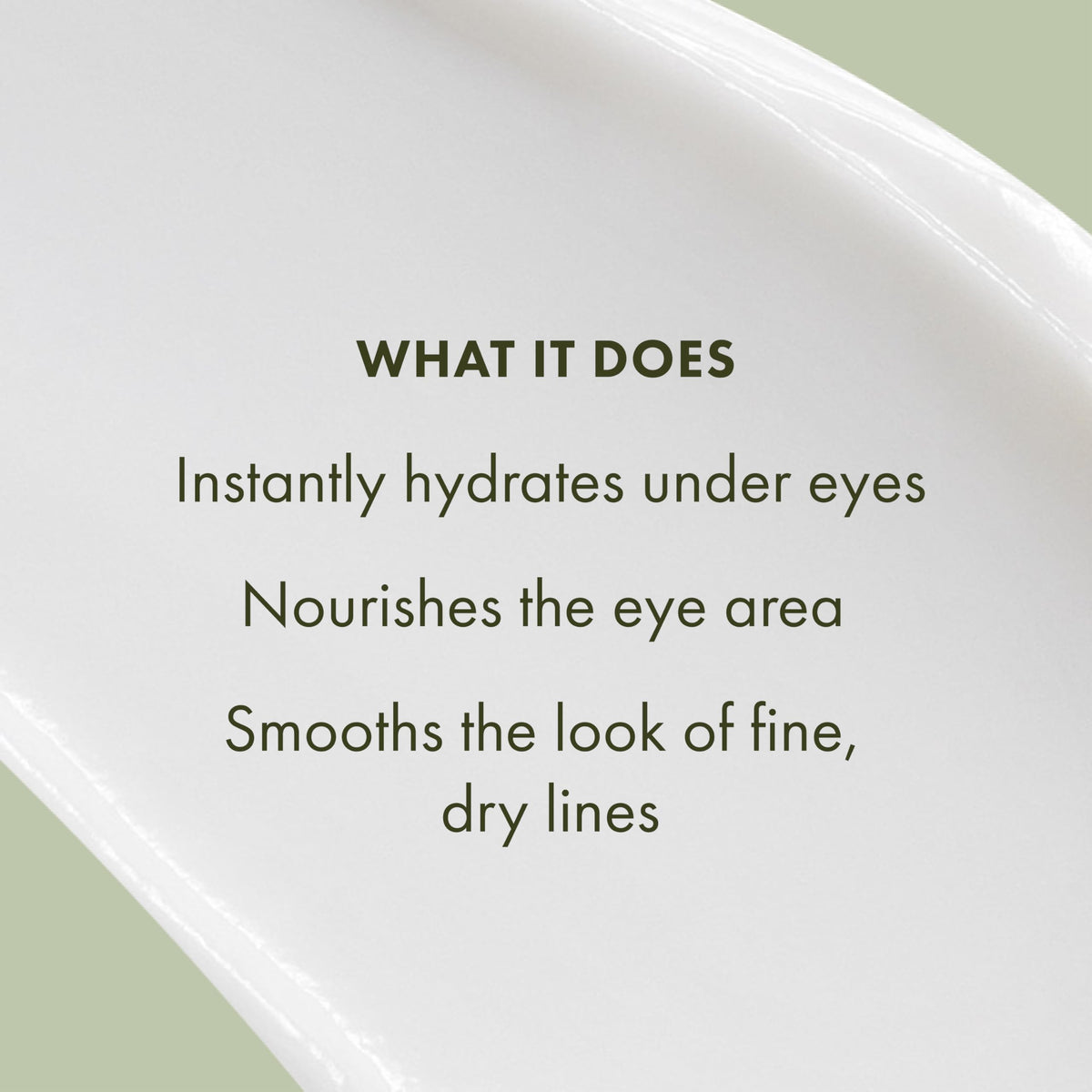Origins Eye Doctor application under-eye demo showing smooth finish and makeup prep benefit