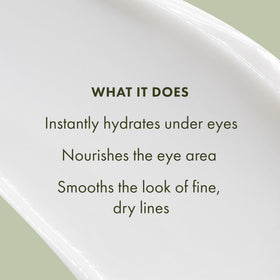 Origins Eye Doctor application under-eye demo showing smooth finish and makeup prep benefit