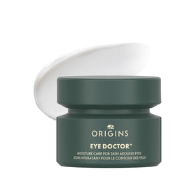 Origins Eye Doctor front packaging showing tube and cap for clear identification and benefit
