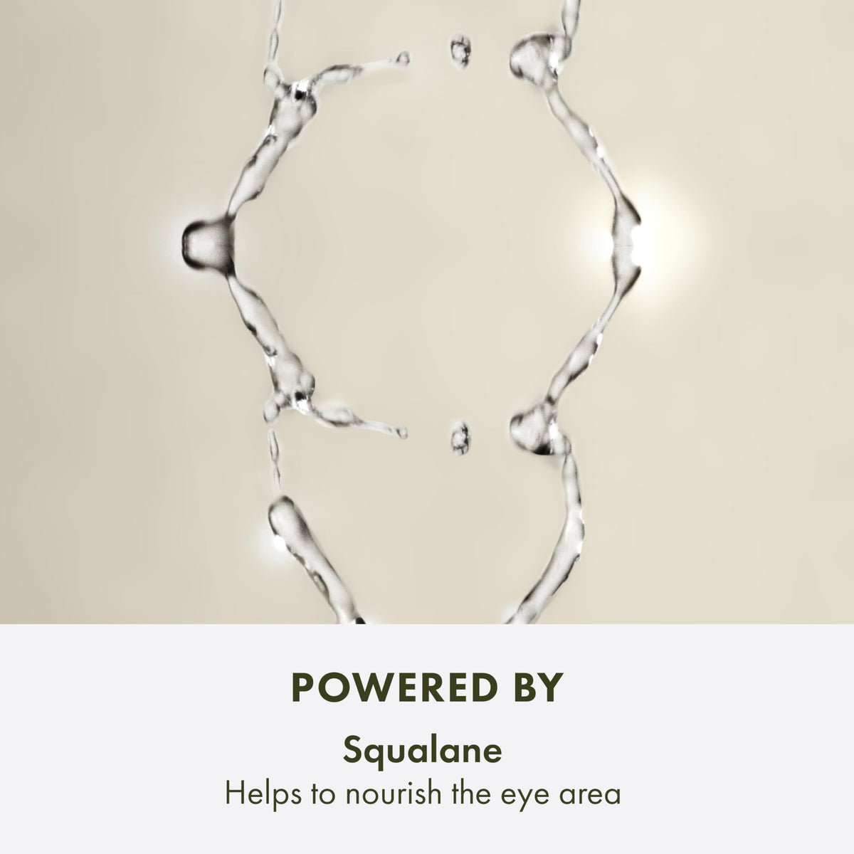 Origins Eye Doctor size comparison with hand showing 0.5 fl oz portable benefit