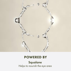 Origins Eye Doctor size comparison with hand showing 0.5 fl oz portable benefit