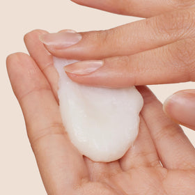 Origins foot cream being applied to heel demonstrating smoothing and soothing