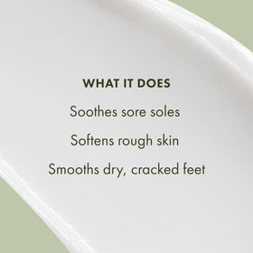 Origins foot cream size comparison in hand illustrating portability and amount