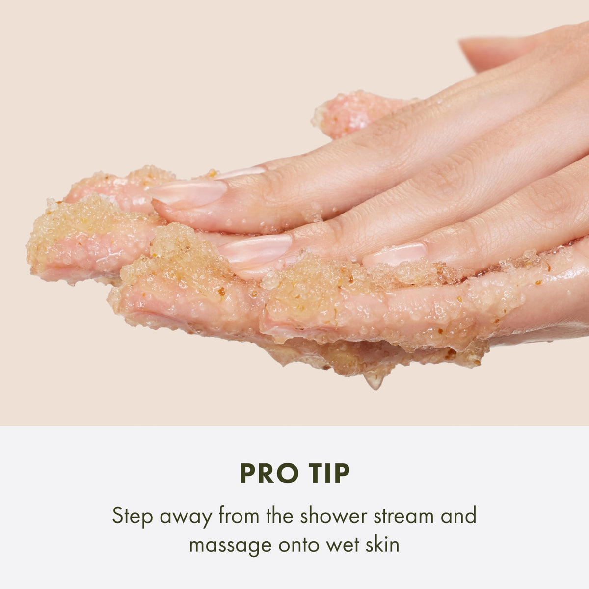 Close-up of Dead Sea salt texture in Origins ginger scrub showing exfoliating minerals