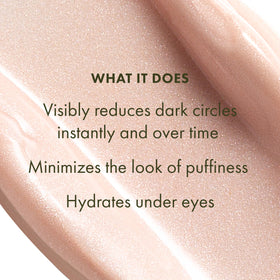 Origins GinZing application on fingertip demonstrating easy blending and instant wake-up effect