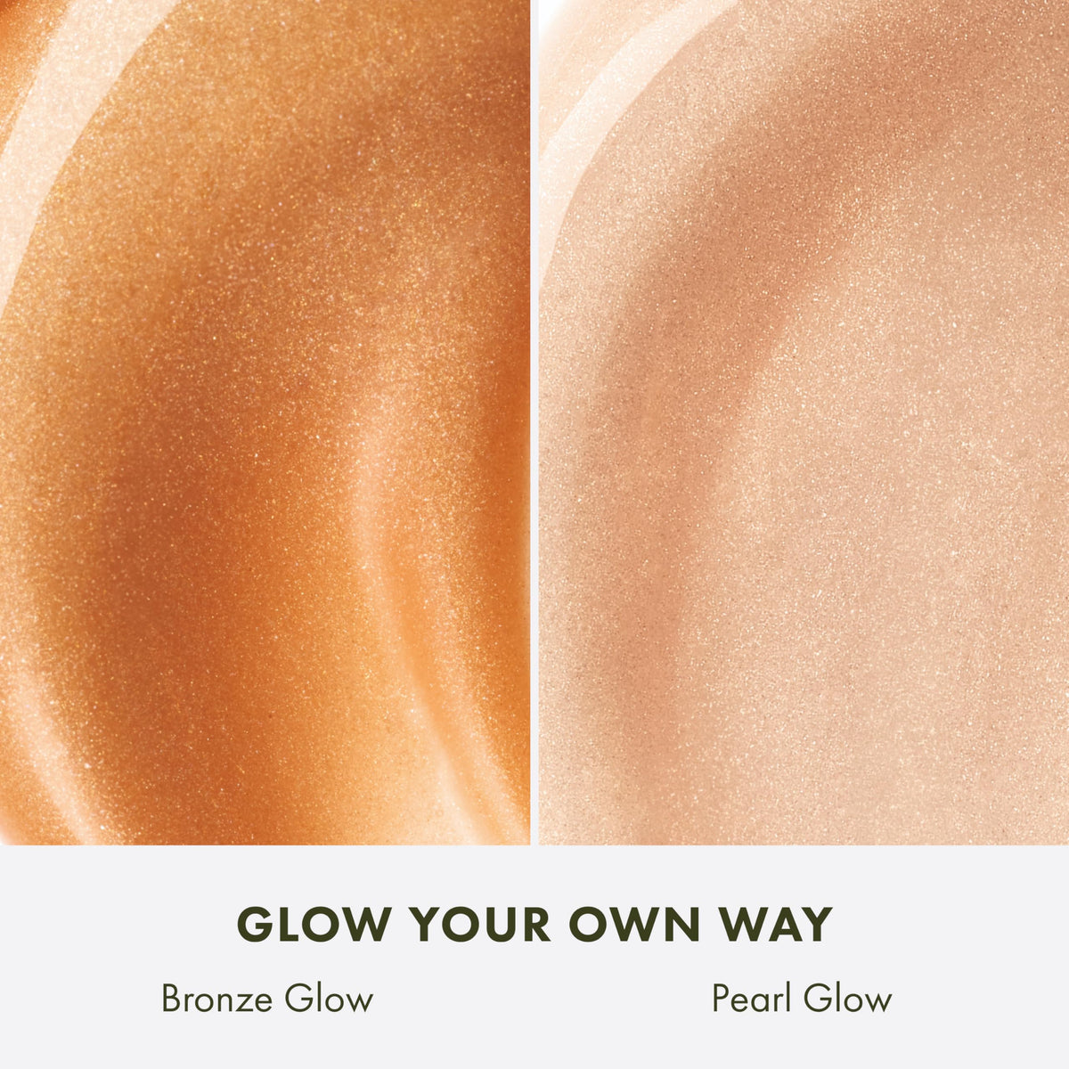 Origins GinZing swatch on hand showing dewy finish and instant glow benefit