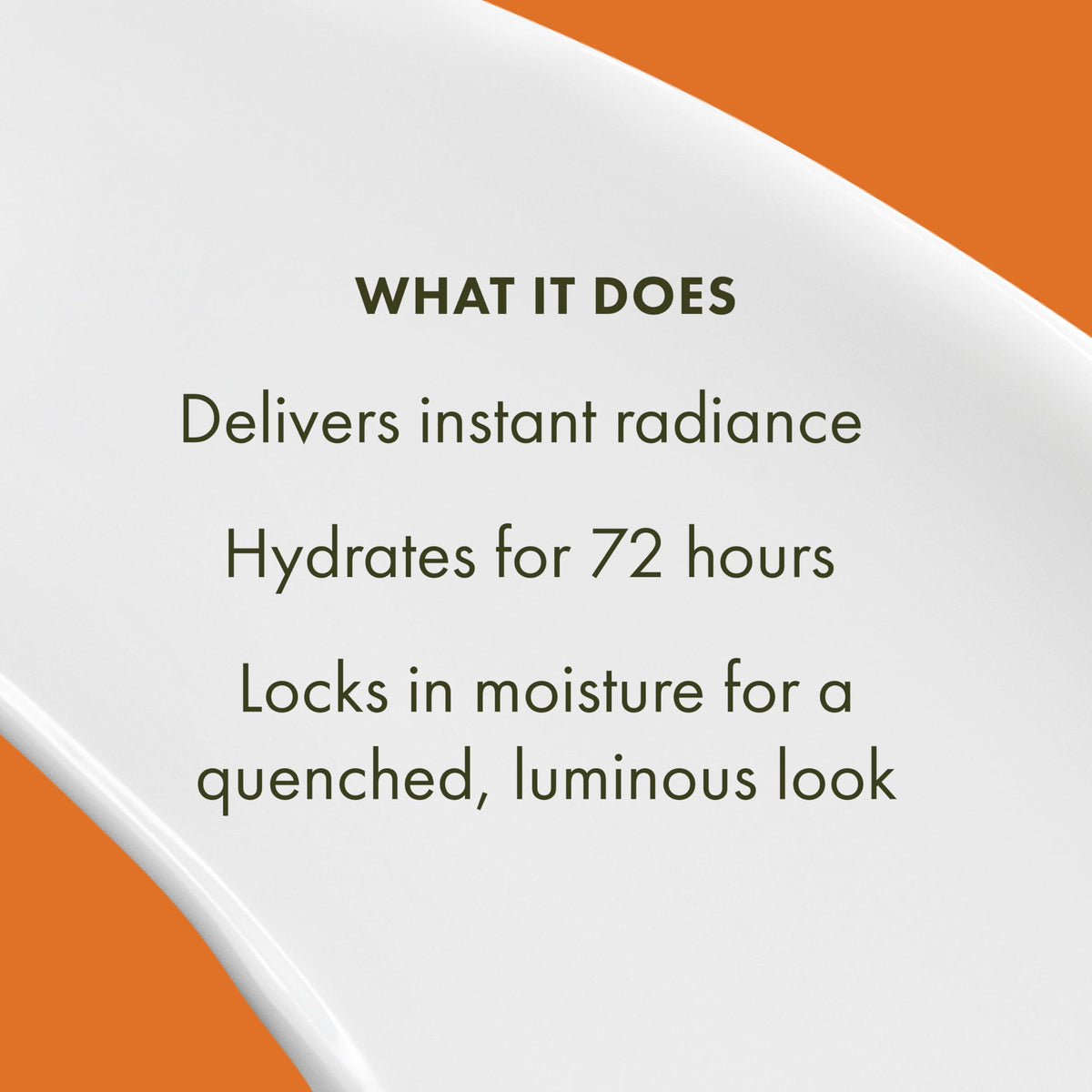 Origins GinZing cream on hand being applied for immediate skin hydration