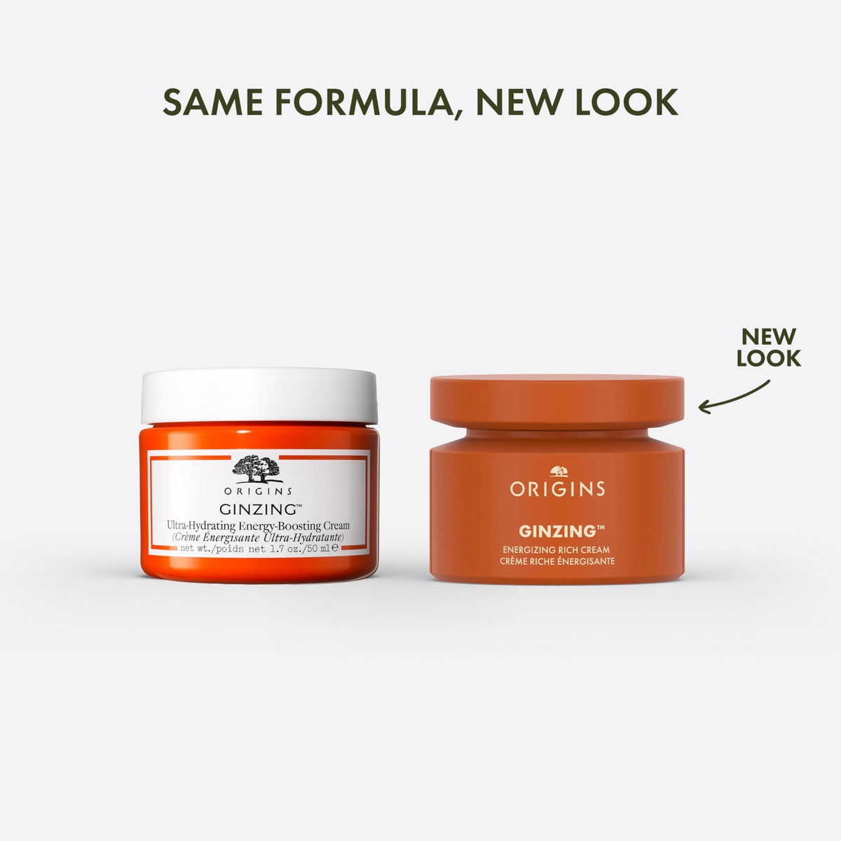 Origins GinZing cream texture close-up highlighting rich, moisturizing texture