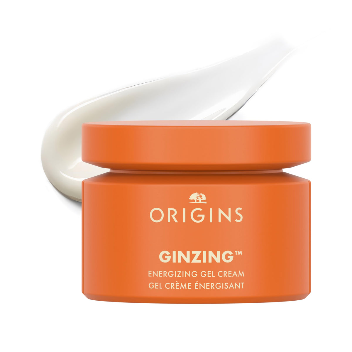 Origins GinZing front packaging showing jar and label for shelf-ready radiance
