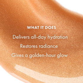 Origins GinZing open jar with visible gel showing easy application benefit